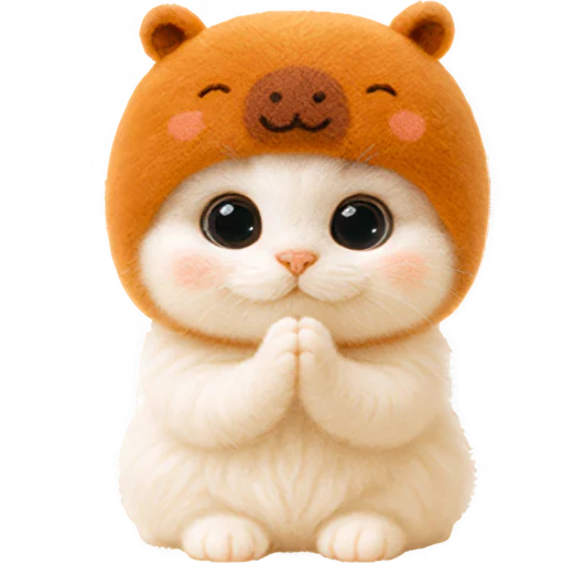 Эмодзи Котик-капибара