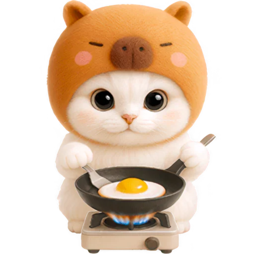 Эмодзи Котик-капибара