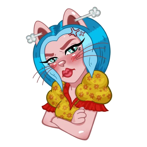 Эмодзи Kitty Pop Star