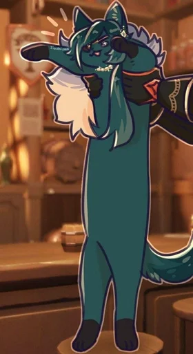 Эмодзи Kitty Kaeya