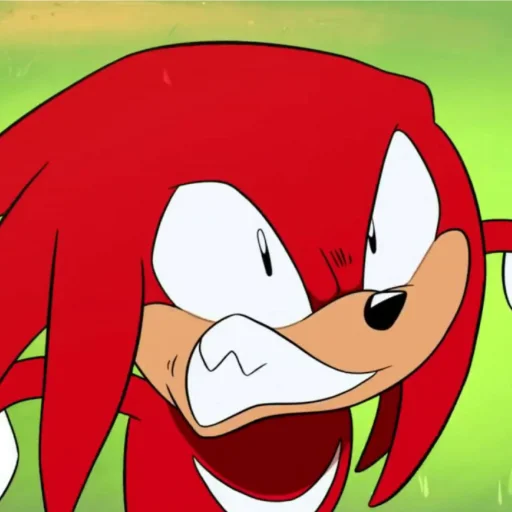 Эмодзи Knuckles the echidna