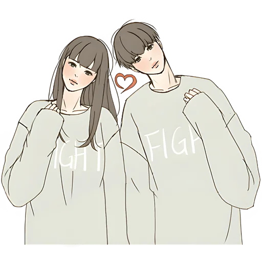 Эмодзи Когда мы влюбляемся