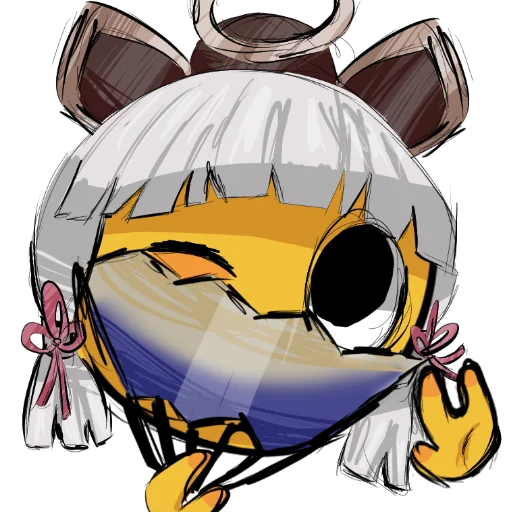 Эмодзи Колобки из Genshin Impact