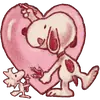 Эмодзи Snoopy Valentines Day