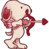 Эмодзи Snoopy Valentines Day