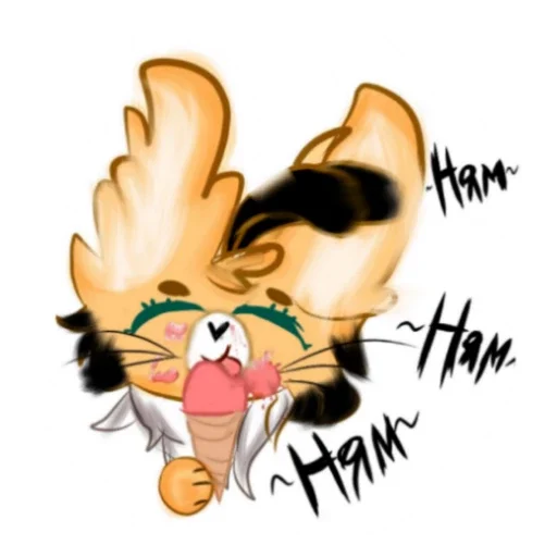 Эмодзи Кошка Пчелка