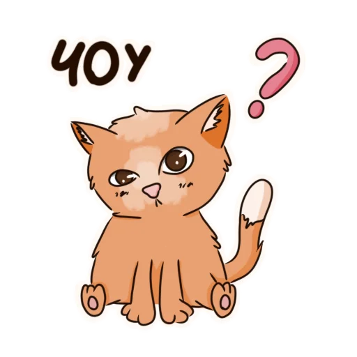 Эмодзи Котик Миша