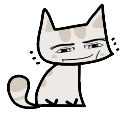 Эмодзи Кот Мяка
