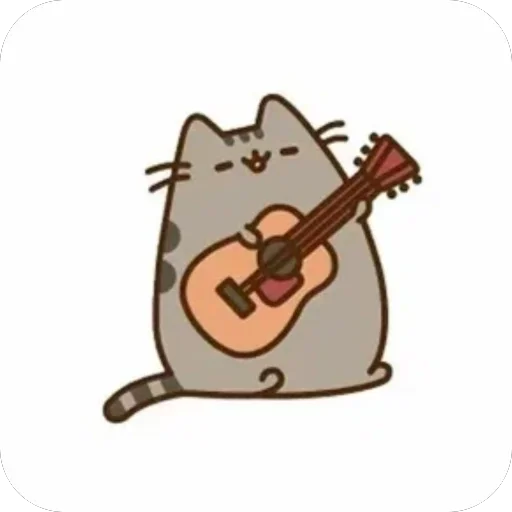 Эмодзи Кот Пушин