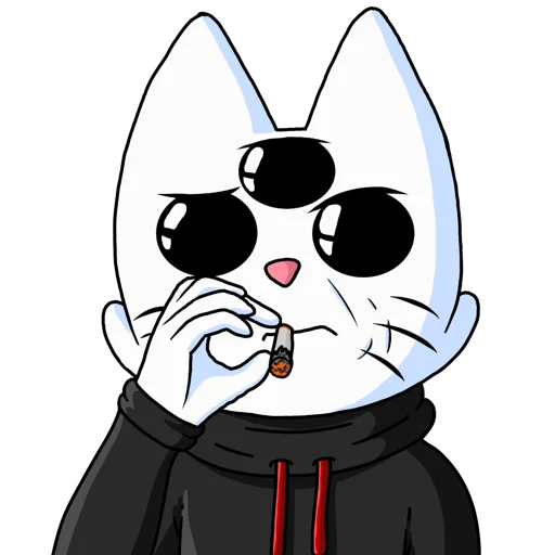 Эмодзи Кот Рукав