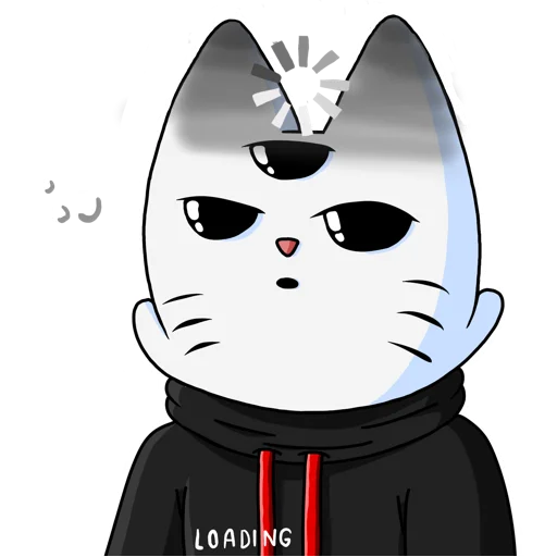 Эмодзи Кот Рукав