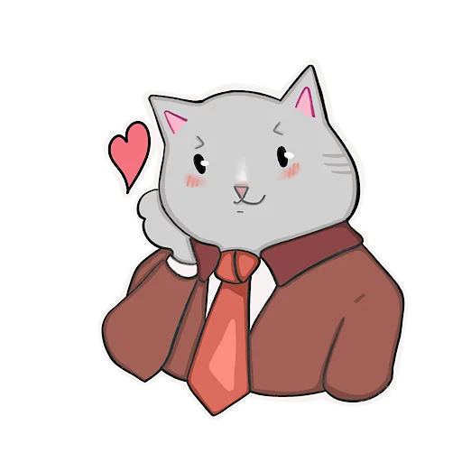 Эмодзи котичай