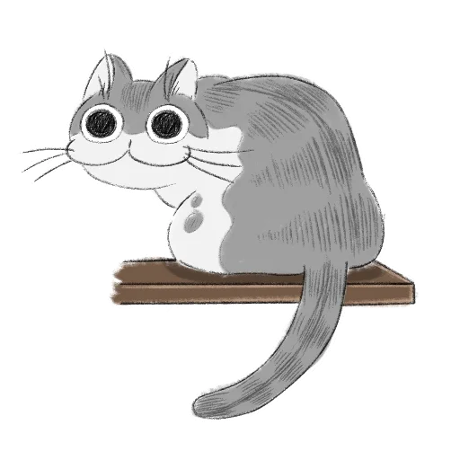 Эмодзи Котик Кирюга