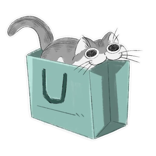 Эмодзи Котик Кирюга
