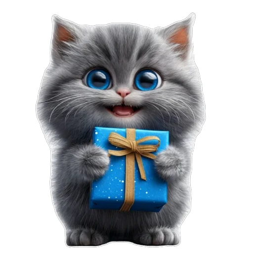Эмодзи Котенок