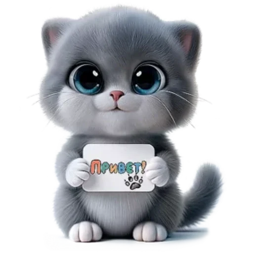 Эмодзи Котенок