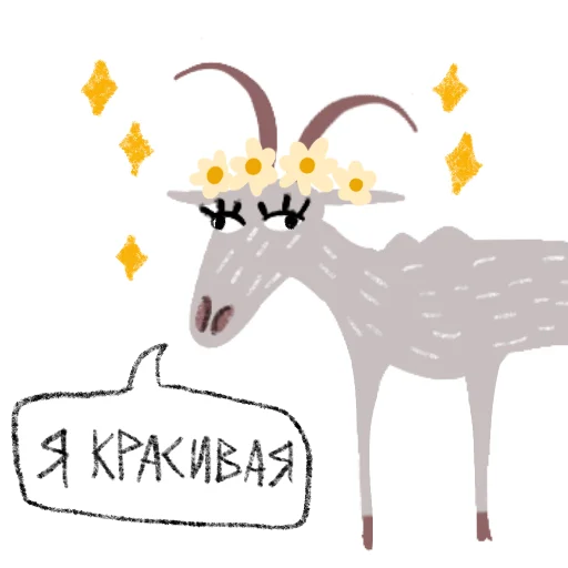 Эмодзи Козел и Коза