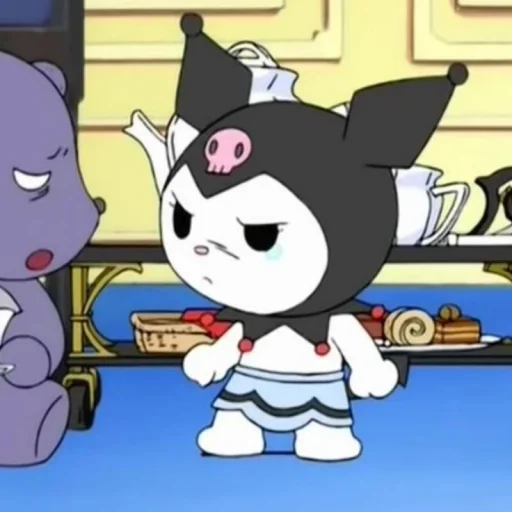 Эмодзи my melody and kuromi