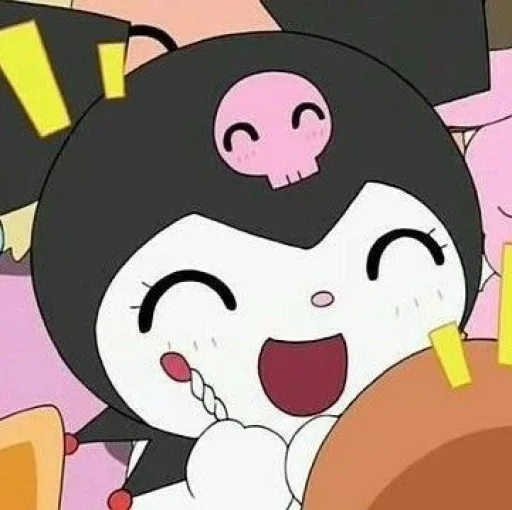 Эмодзи my melody and kuromi