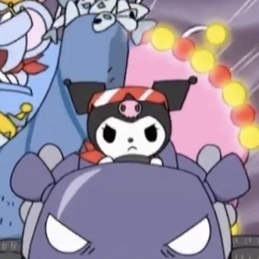 Эмодзи my melody and kuromi