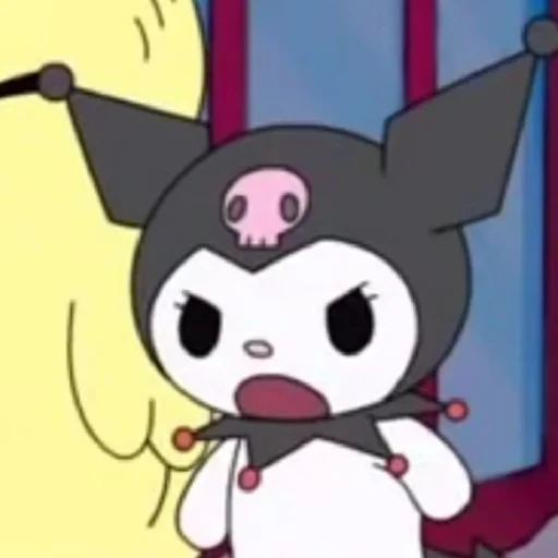 Эмодзи my melody and kuromi