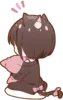 Эмодзи Куронеко тян | Kuronieko Chan