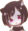 Эмодзи Куронеко тян | Kuronieko Chan