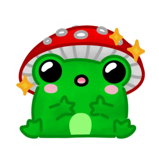 Эмодзи Frog Kvak