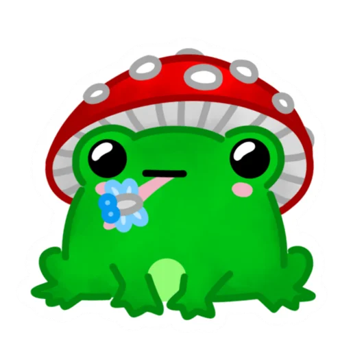 Эмодзи Frog Kvak