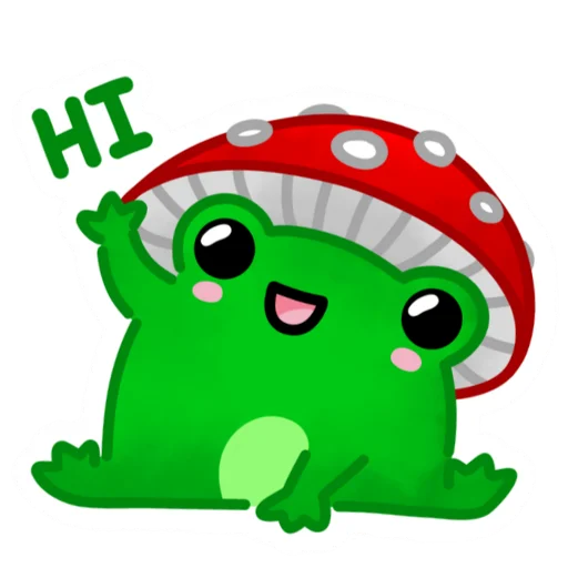 Эмодзи Frog Kvak