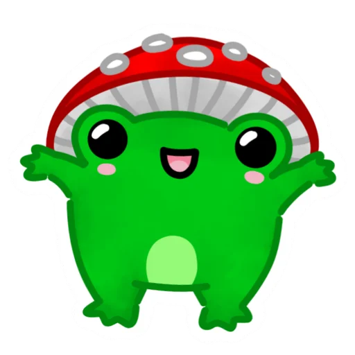 Эмодзи Frog Kvak