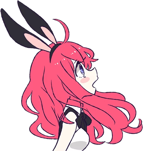 Эмодзи A Cute Little Rabbit Girl