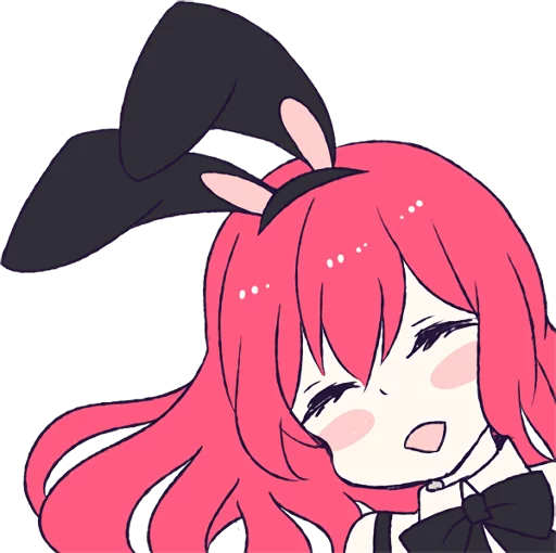 Эмодзи A Cute Little Rabbit Girl
