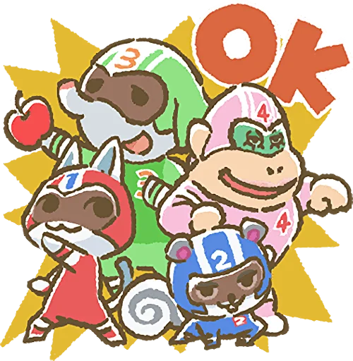 Эмодзи Animal Crossing 15th Anniversary Sticker