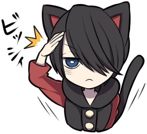 Эмодзи BLACK KITTEN