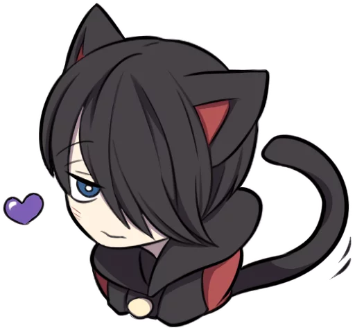 Эмодзи BLACK KITTEN