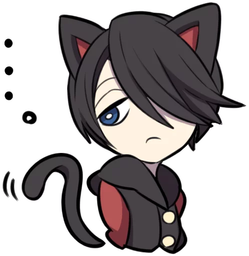 Эмодзи BLACK KITTEN
