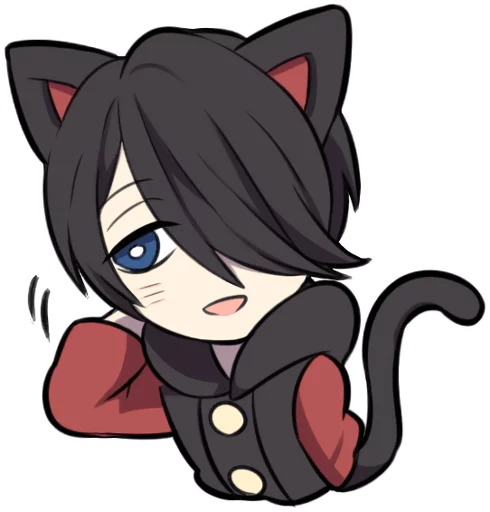 Эмодзи BLACK KITTEN