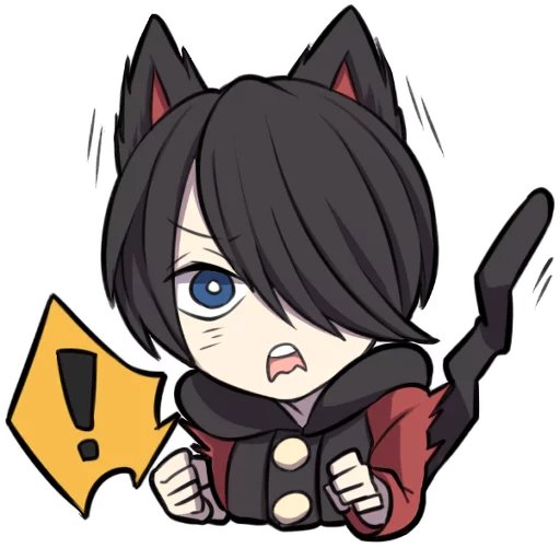 Эмодзи BLACK KITTEN