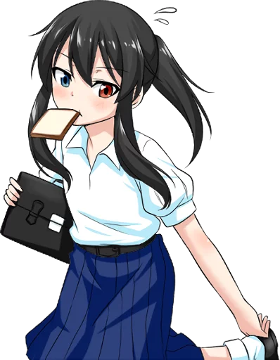 Эмодзи Bellezza Felutia in school uniform