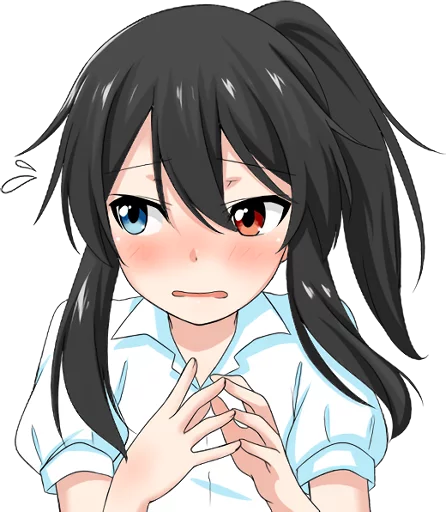 Эмодзи Bellezza Felutia in school uniform