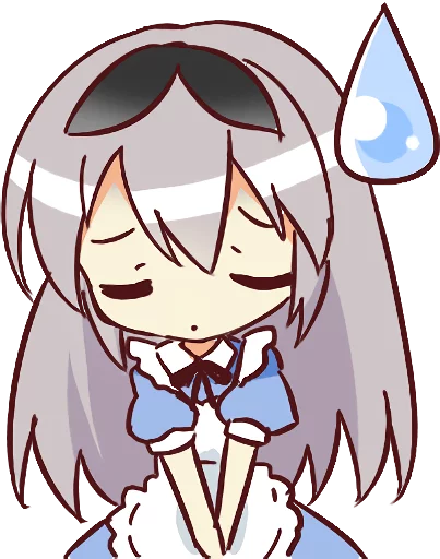 Эмодзи CUTE GIRL Alice