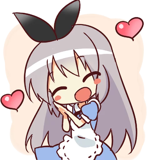 Эмодзи CUTE GIRL Alice