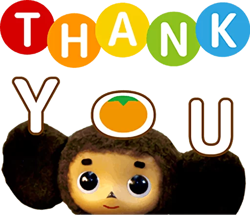 Эмодзи Cheburashka Movie Puppet Stickers