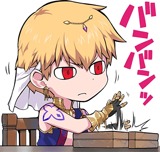 Эмодзи Fate/Grand Order SD