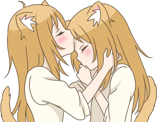 Эмодзи Girls Love Story