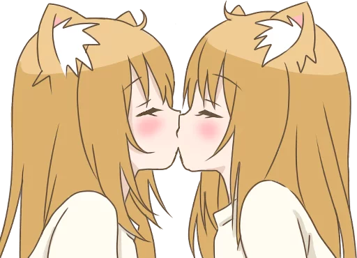 Эмодзи Girls Love Story