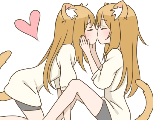 Эмодзи Girls Love Story
