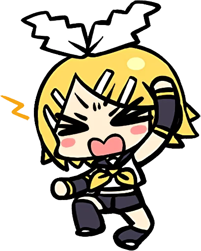 Эмодзи Hatsune Miku and the Piapro Family