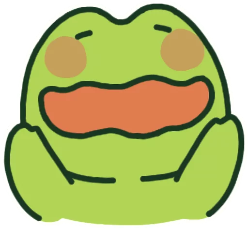 Эмодзи Kerokero Bros. Mild